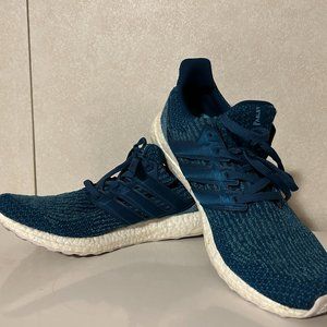 Mens ADIDAS Boost Parley Sz 12.5 Navy Blue Sneakers